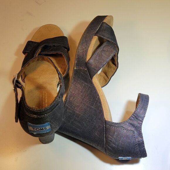 BRAND NEW WEDGE STYLE OPEN TOE ANKLE STRAP WOMEN"S SANDAL - Picture 13 of 16